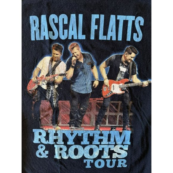 Rascal Flats Rhythm & Roots Tour Shirt Size S - Picture 1 of 2